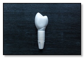 all ceramic implant dark background